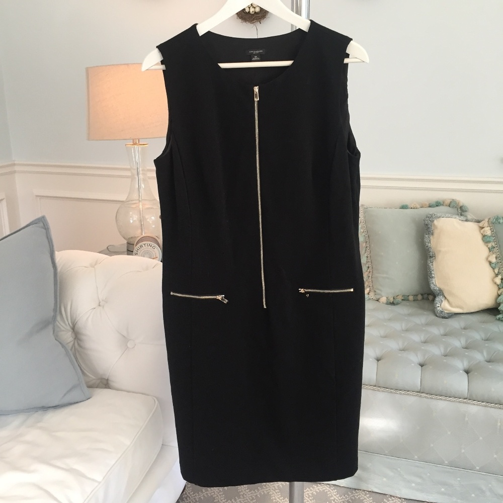 NWOT Ann Taylor Zipper Detail Dress